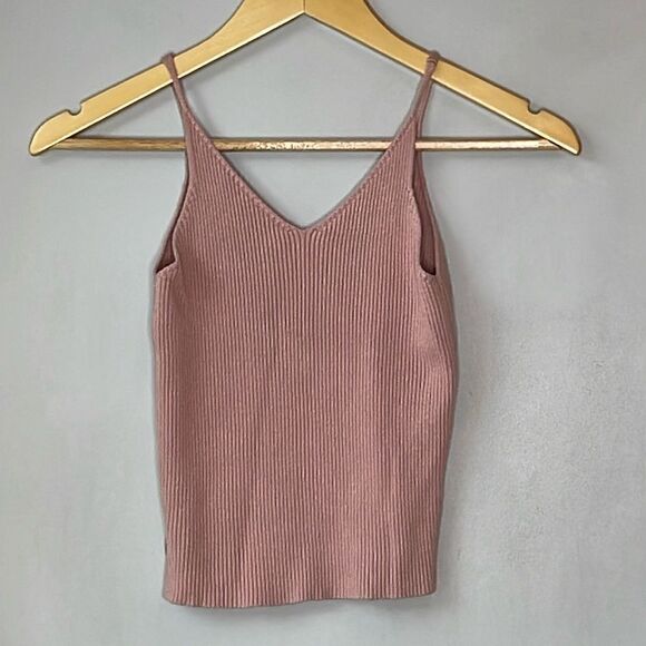 3.3 Field Trip Pink Tank Ribbed Knit - Picture 2 of 7